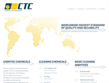 Tablet Screenshot of ctc-chemtec.de